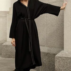 Zara Black COLLECTION
TOPSTITCHED TUNIC  Dress with Contrast Piping